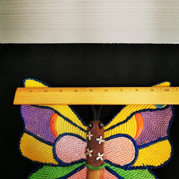 Colourful Resin Glittery Butterfly Wall Hanging Decorative - Picture 15 of 17